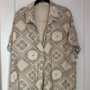 12th Tribe Oversize Shirt Medium